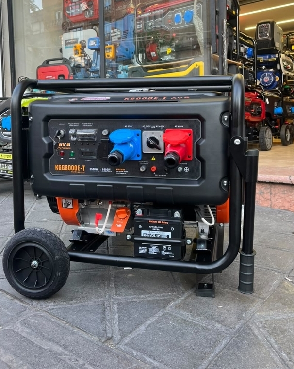 موتور برق ۶ کیلوات برند کینگ وی سه فاز تک فاز مدل K6000_T