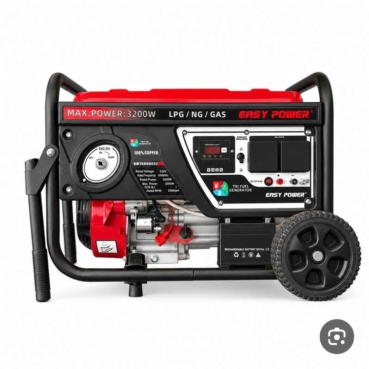 موتور برق ۳.۵ کیلوات سه گانه سوز هندل ،استارت برند ایزی پاور مدل KM7500GS_E2